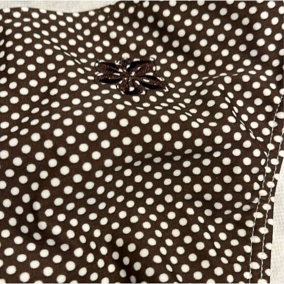Hapari XS Brown White Polka Dot Classic Bikini Swim Bottoms UPF 50+ NWT Beach - Picture 7 of 7